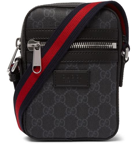 gucci black messenger bag men's|Gucci bag men's ioffer.